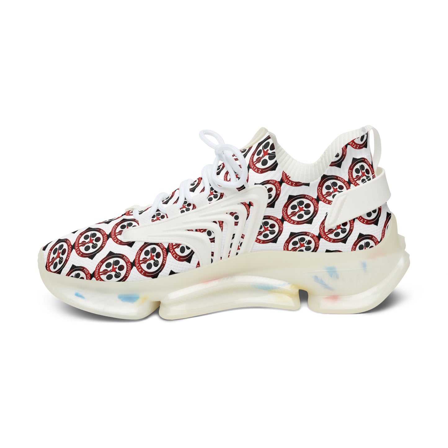 Women's MSD Collection Mesh Sports Sneakers (White)