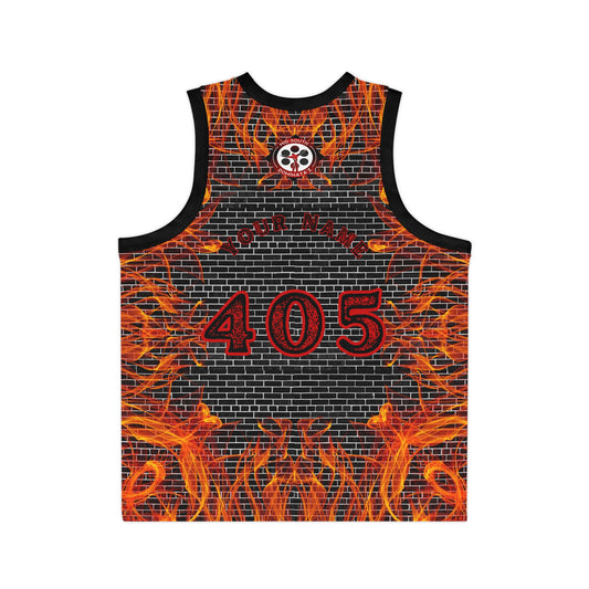 MSD Custom Brick City Basketball Jersey (Black)