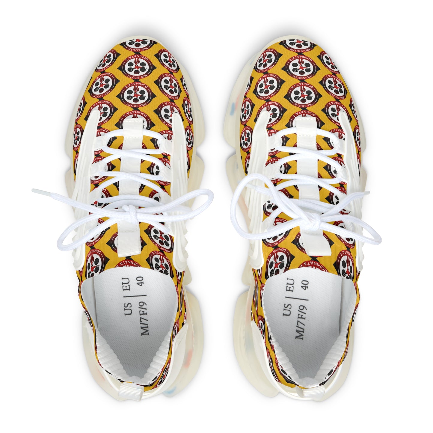 Women's MSD Collection Mesh Sports Sneakers (Gold)