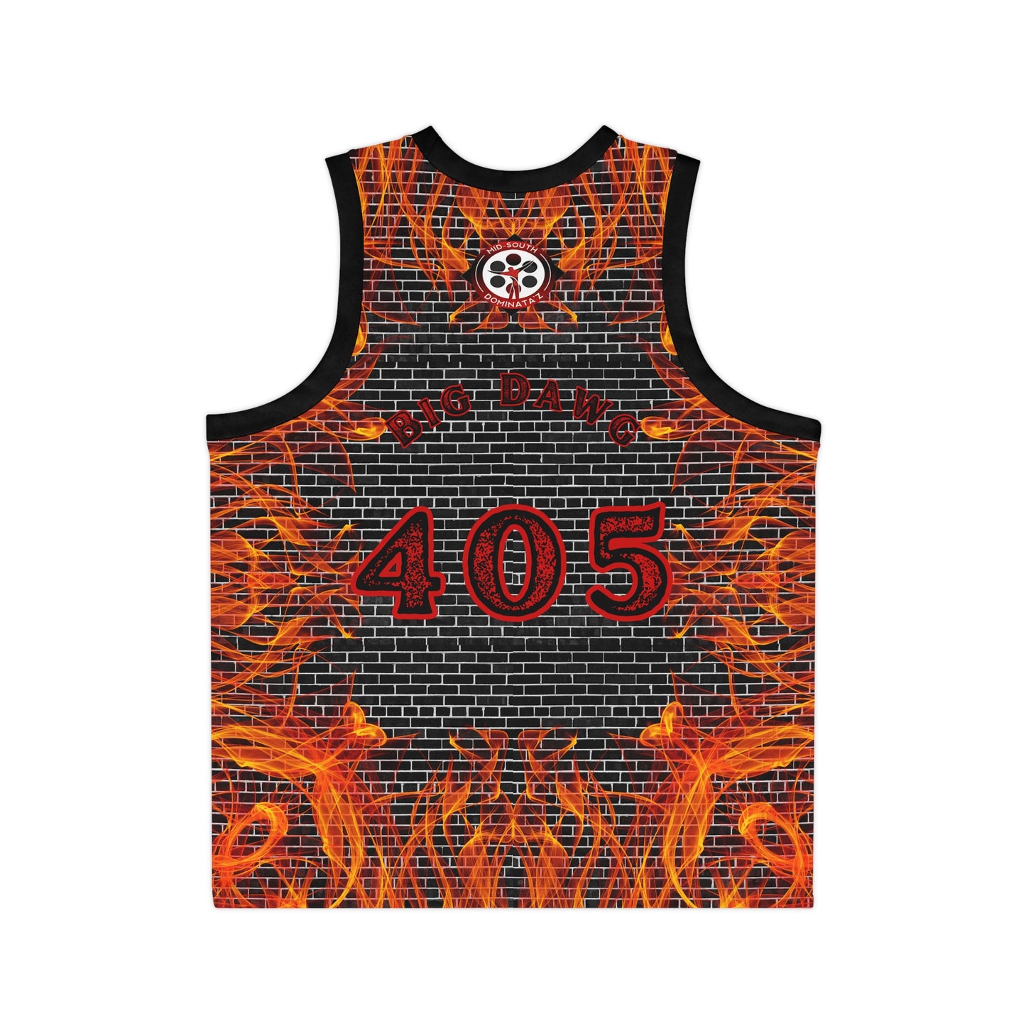 MSD Big Dawg Brick City Basketball Jersey (Black)