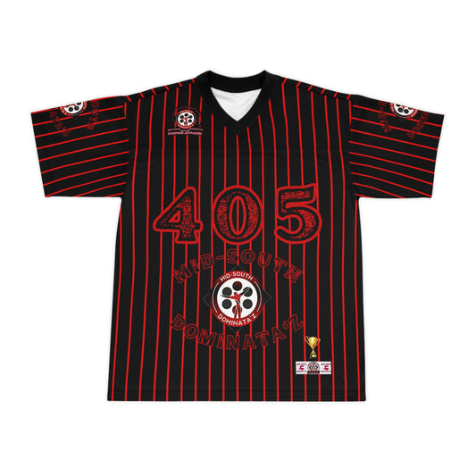 MSD Tora's Touch Pinstripe Football Jersey (Black)