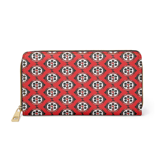 MSD Collection Zipper Wallet (Red)