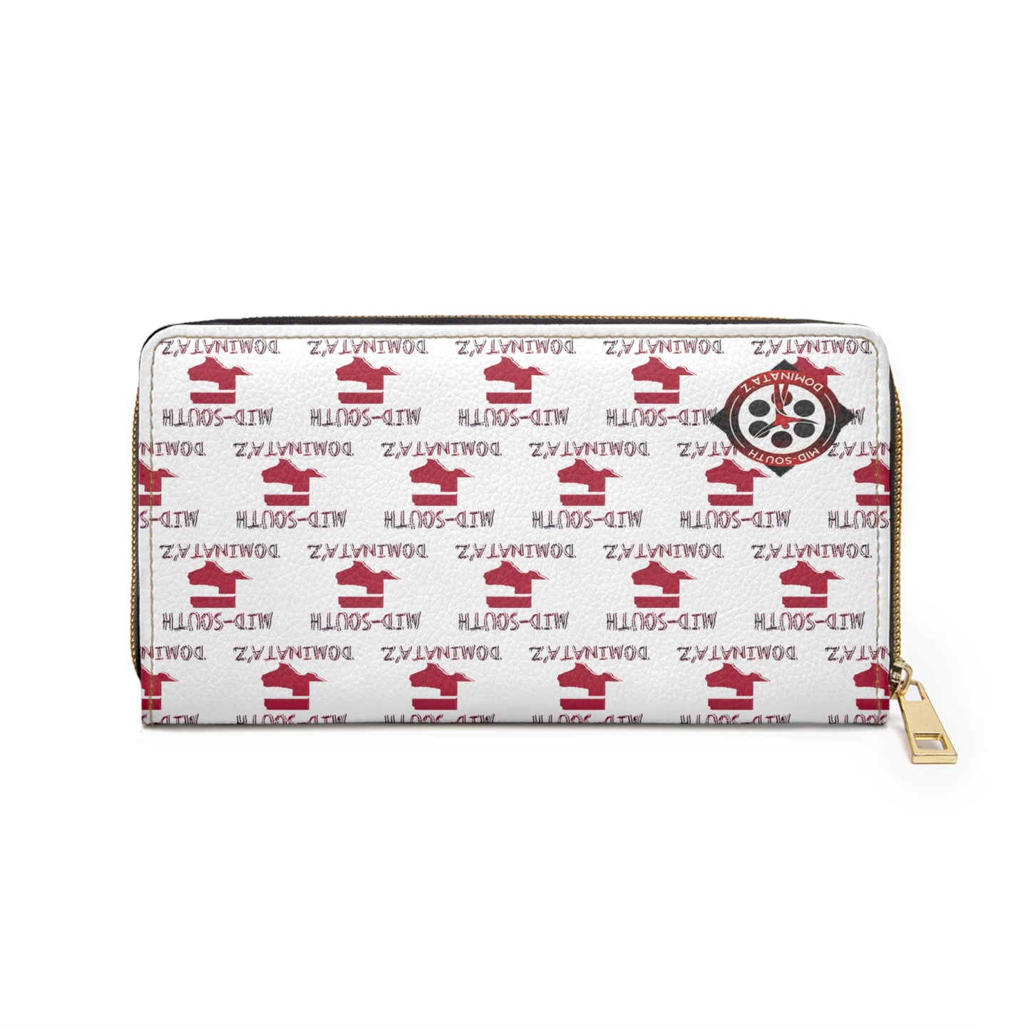 MSD States Zipper Wallet (White)