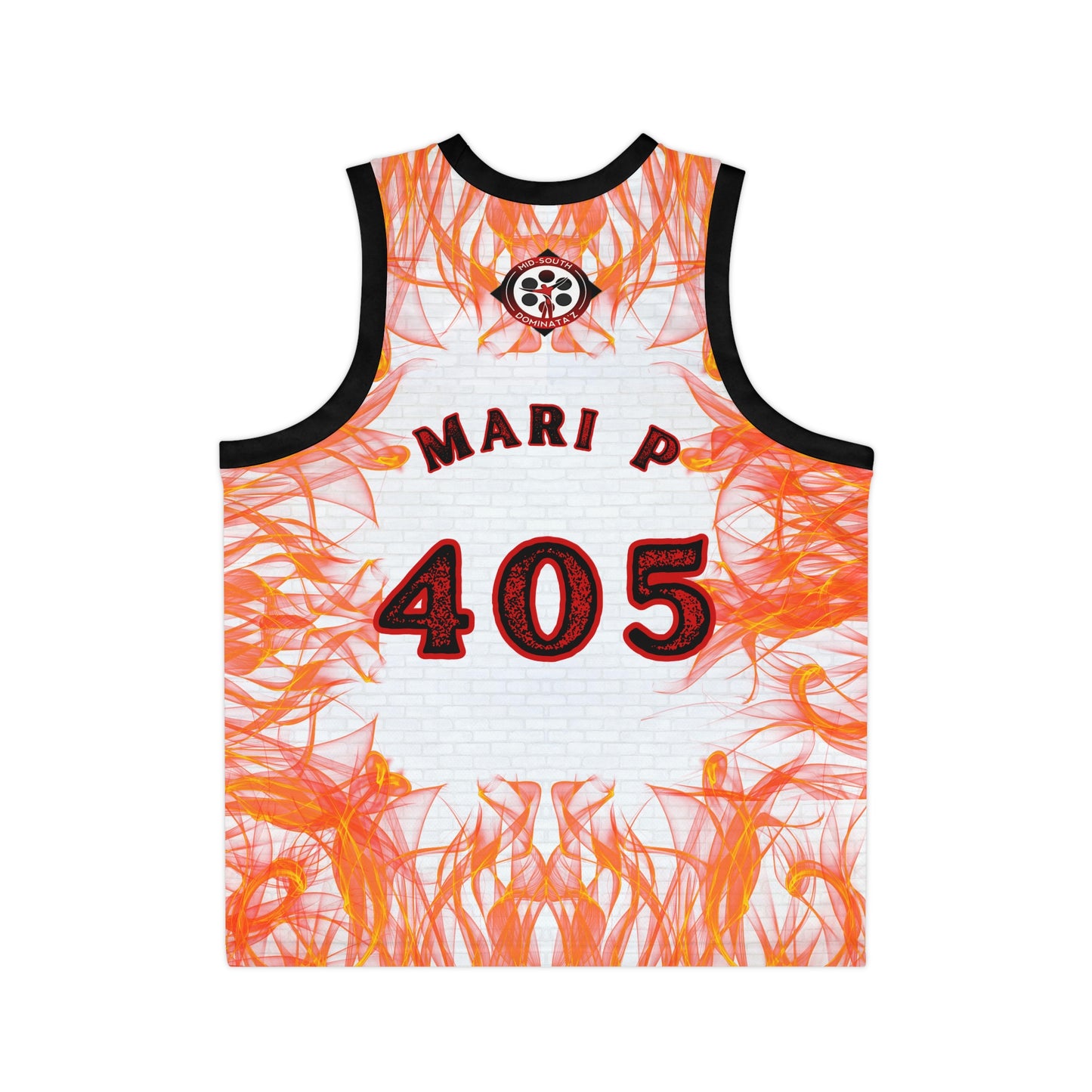 MSD Mari P Brick City Basketball Jersey (White)