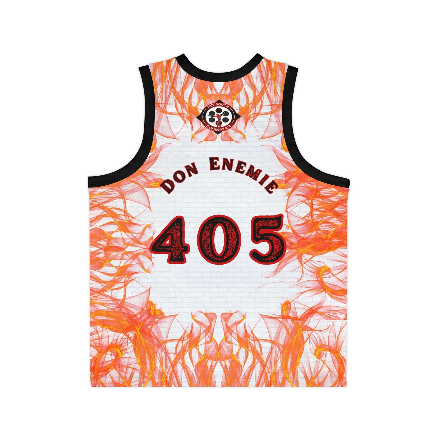 MSD Don Enemie Brick City Basketball Jersey (White)