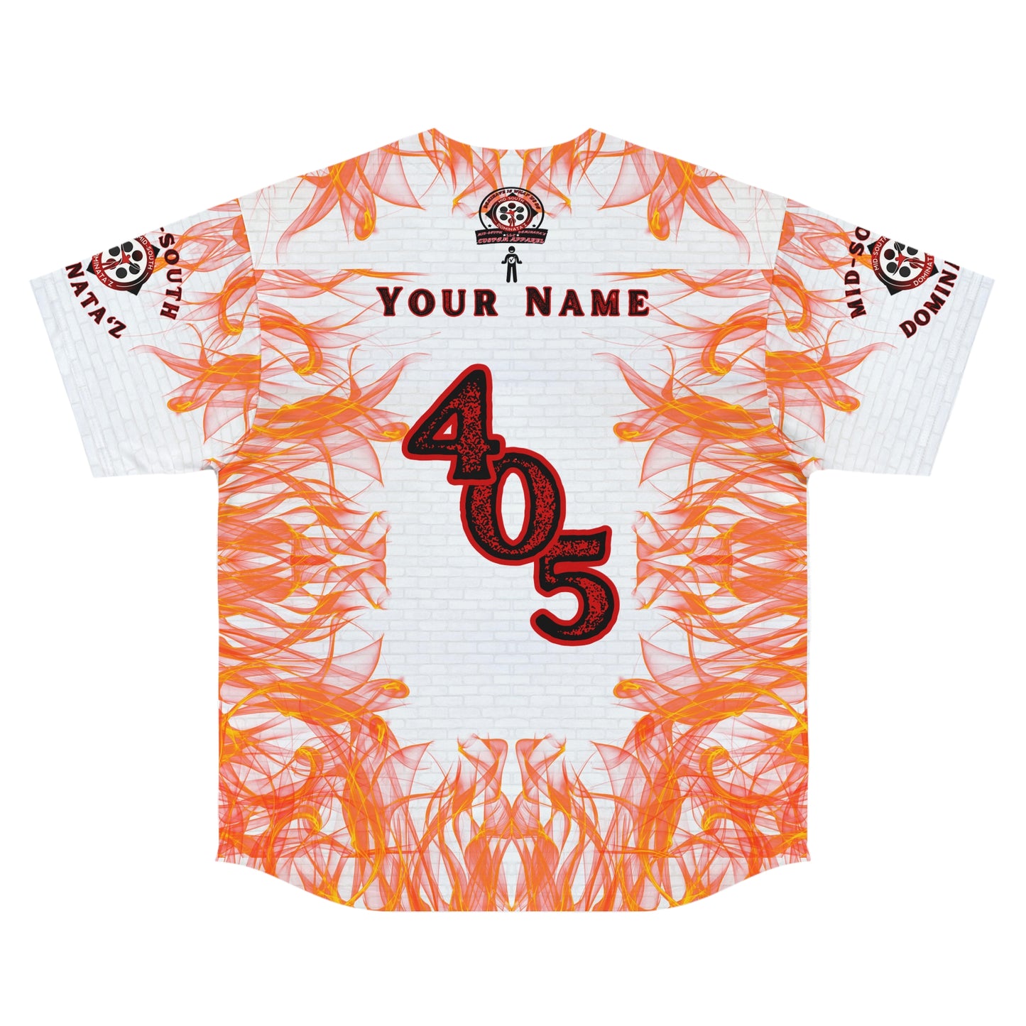 MSD Custom Brick City Baseball Jersey (White)