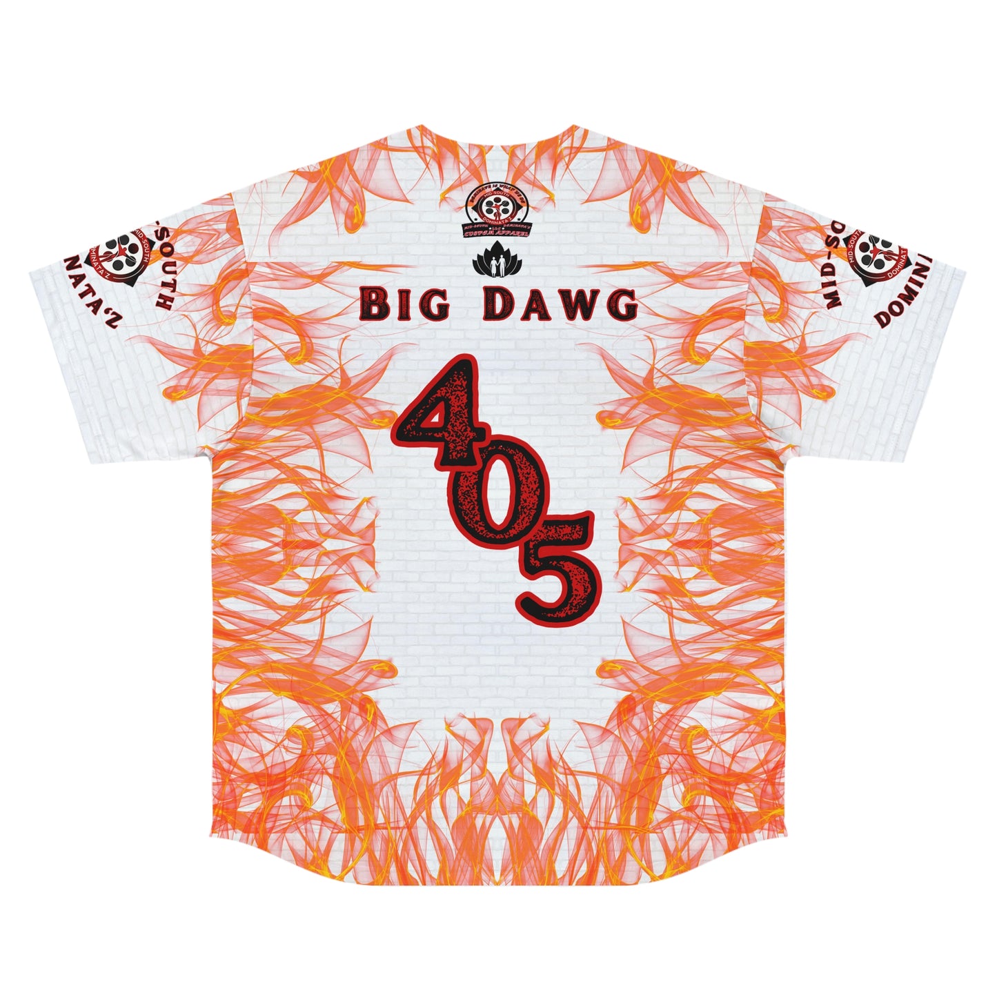 MSD Big Dawg Brick City Baseball Jersey (White)