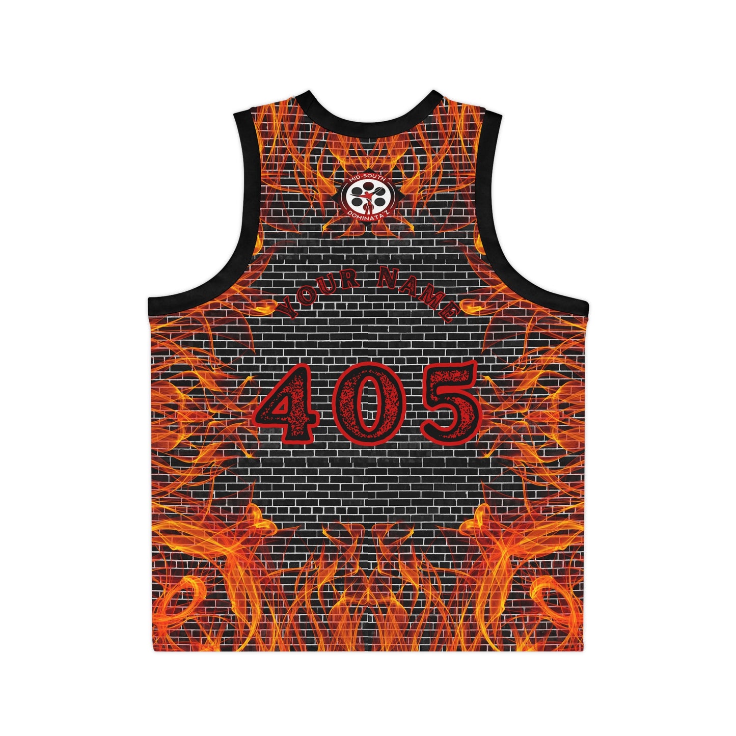 MSD Custom Brick City Basketball Jersey (Black)