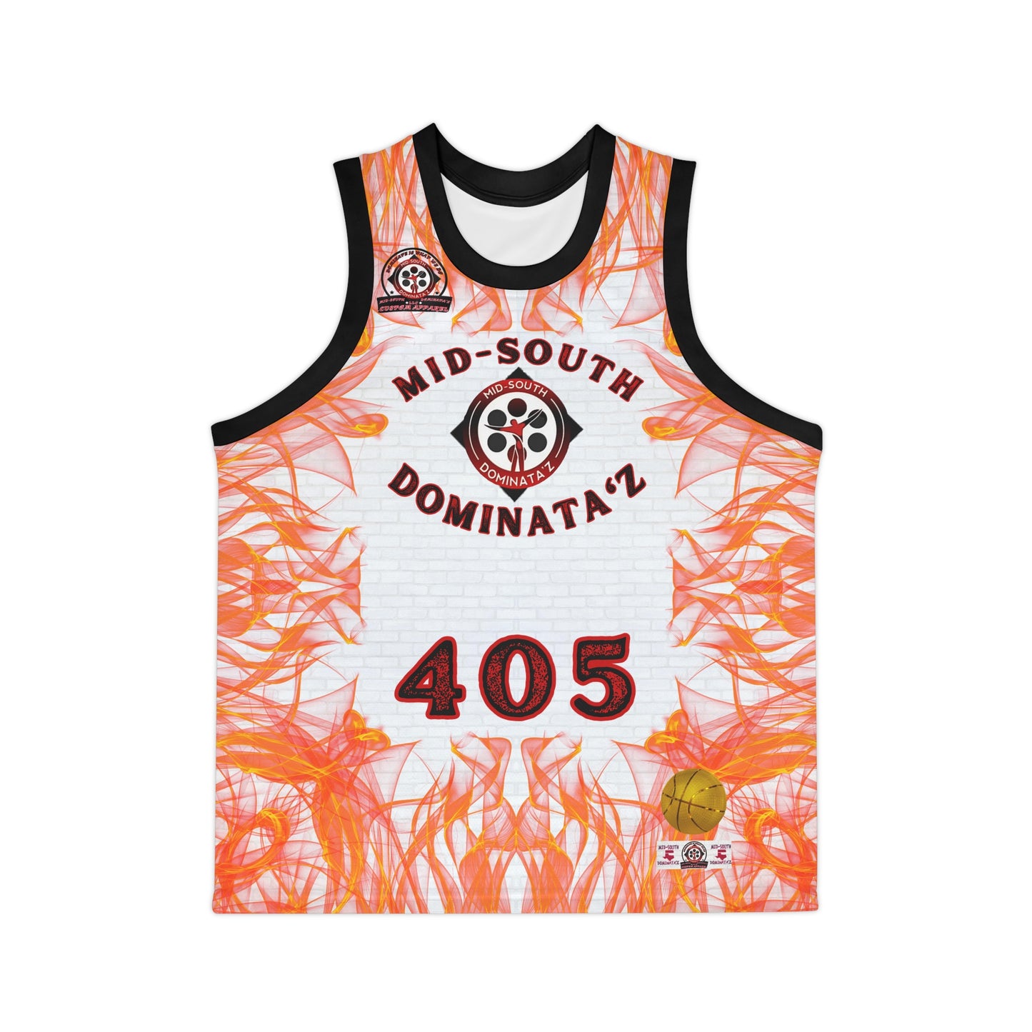 MSD SDG Brick City Basketball Jersey (White)