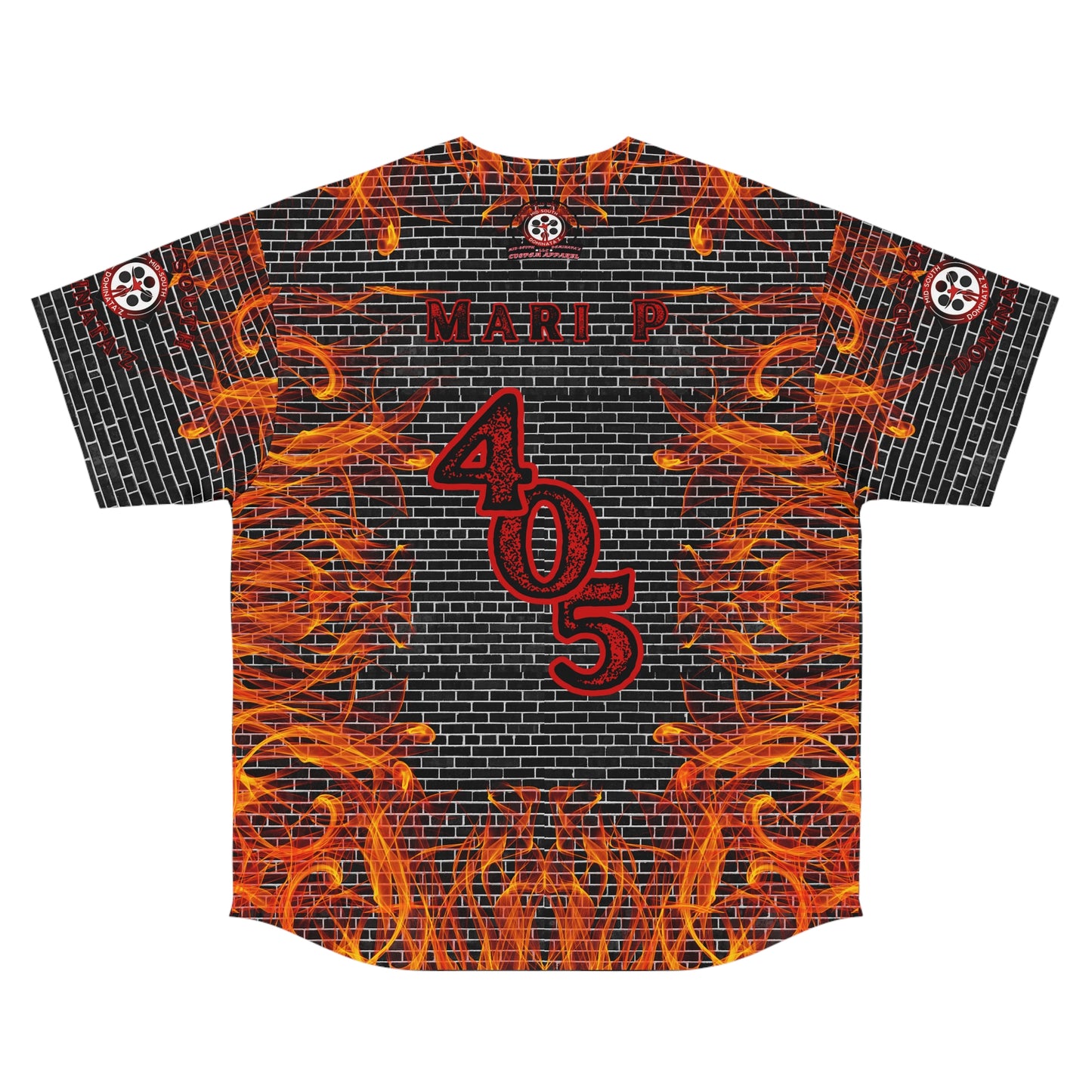 MSD Mari P Brick City Baseball Jersey (Black)