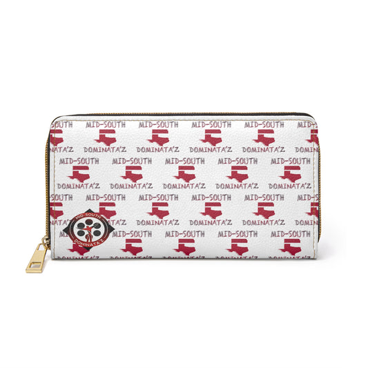 MSD States Zipper Wallet (White)