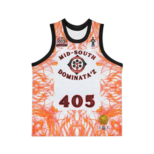 MSD Custom Brick City Basketball Jersey (White)