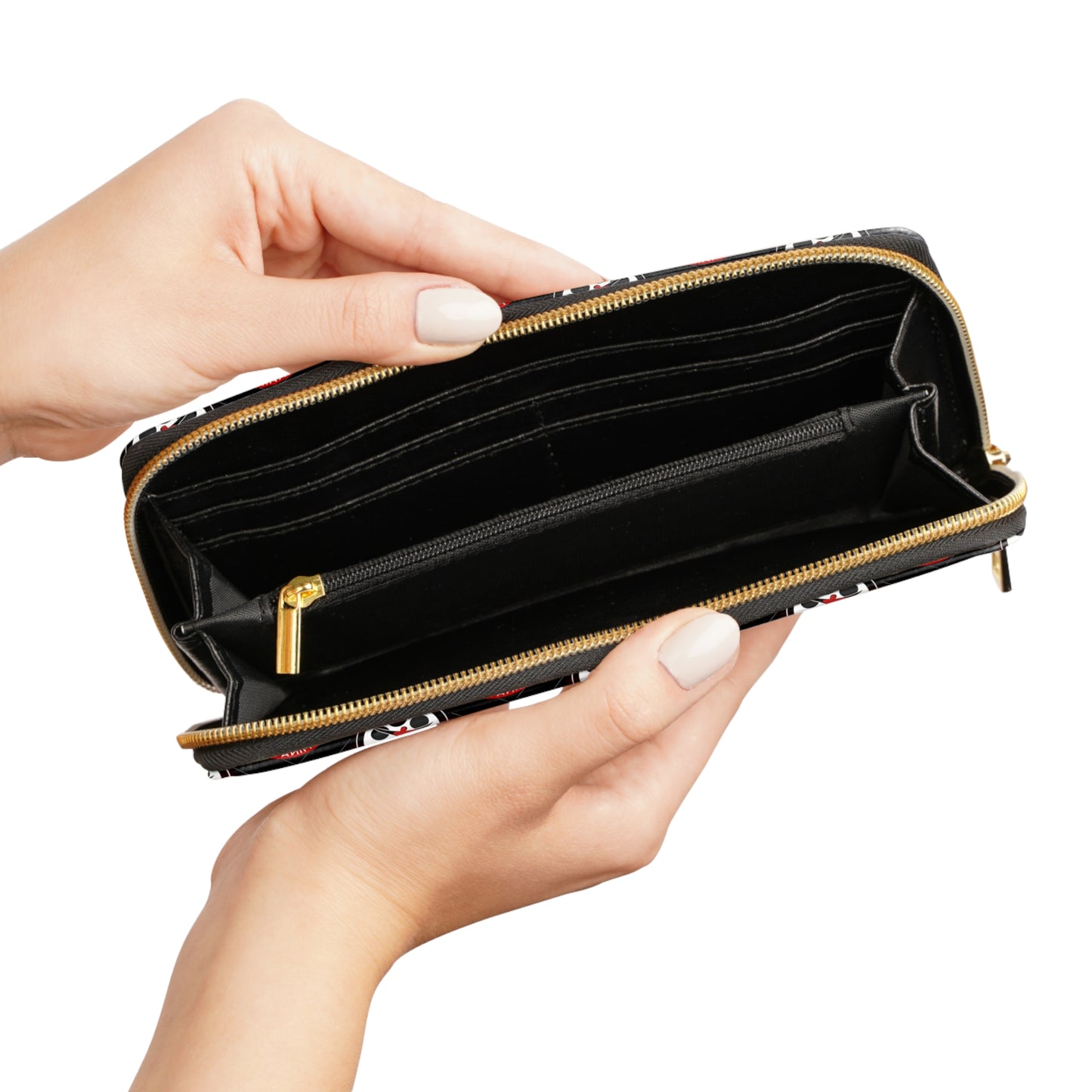 MSD Collection Zipper Wallet (Black)