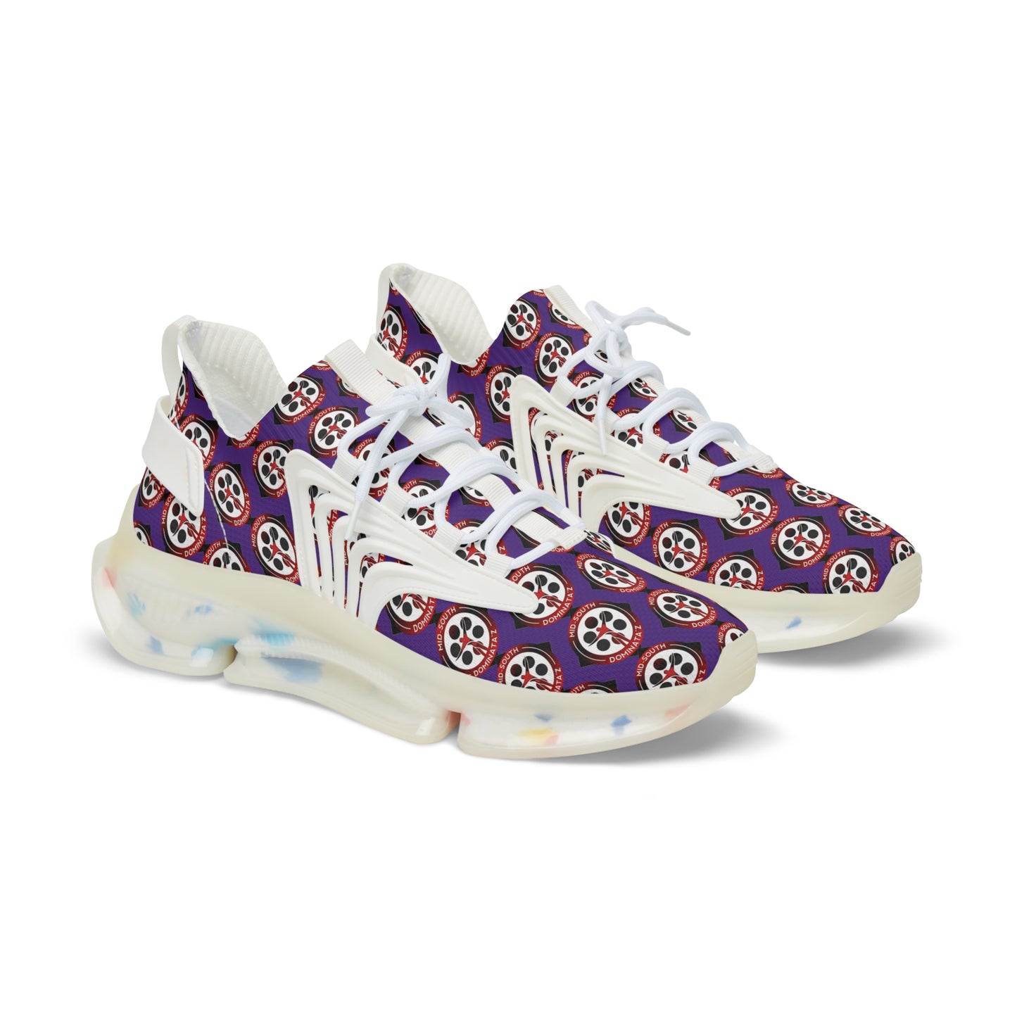 Men's MSD Collection Mesh Sports Sneakers (Purple)