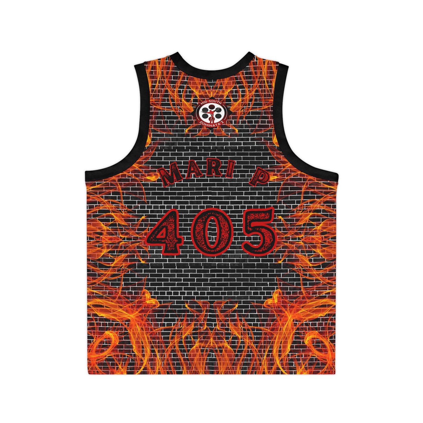 MSD Mari P Brick City Basketball Jersey (Black)