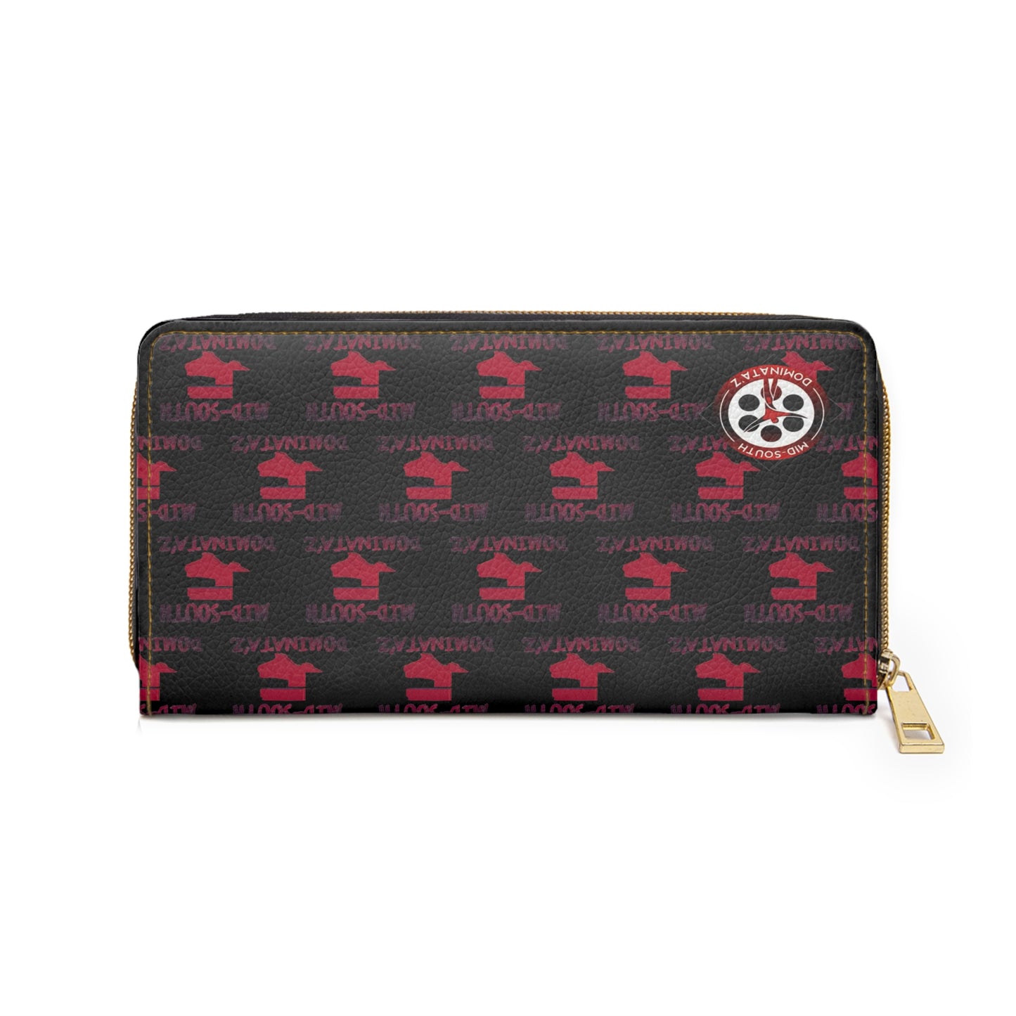 MSD States Zipper Wallet (Black)