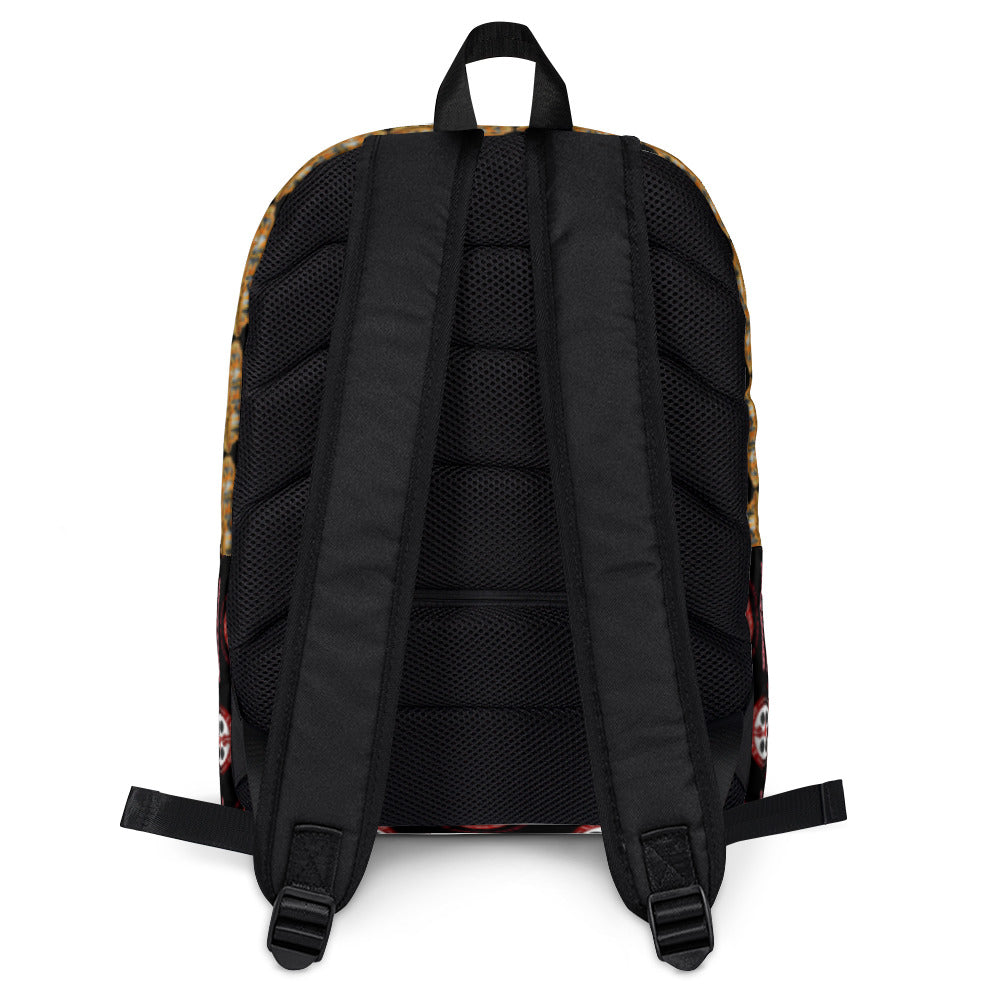 Don Enemie Front Zipper Backpack