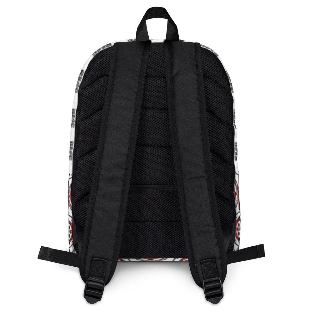 Royalty On The Rise Front Zipper Backpack