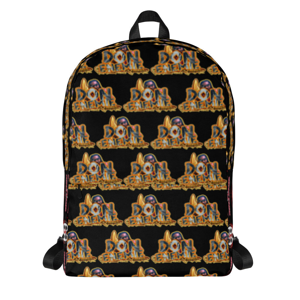 Don Enemie Front Zipper Backpack