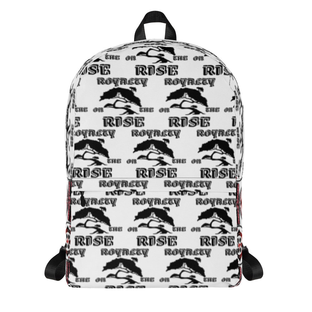 Royalty On The Rise Front Zipper Backpack