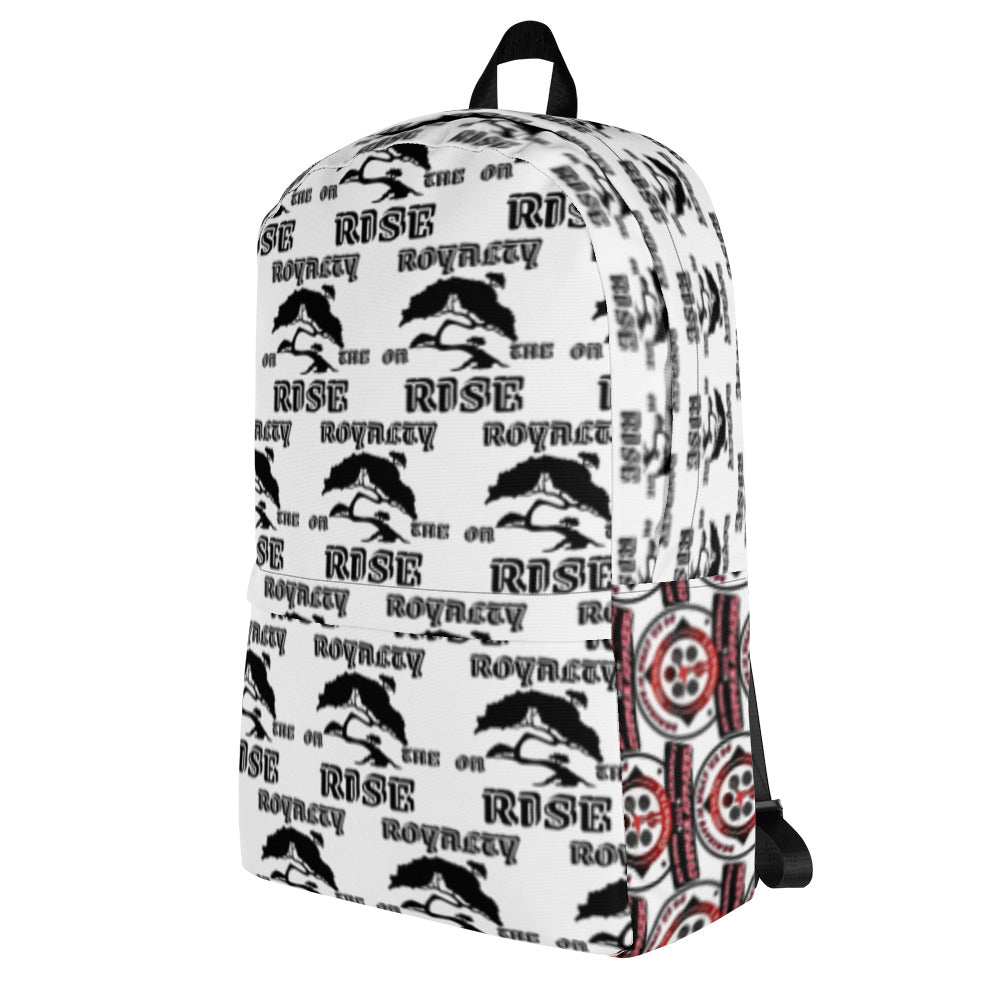 Royalty On The Rise Front Zipper Backpack