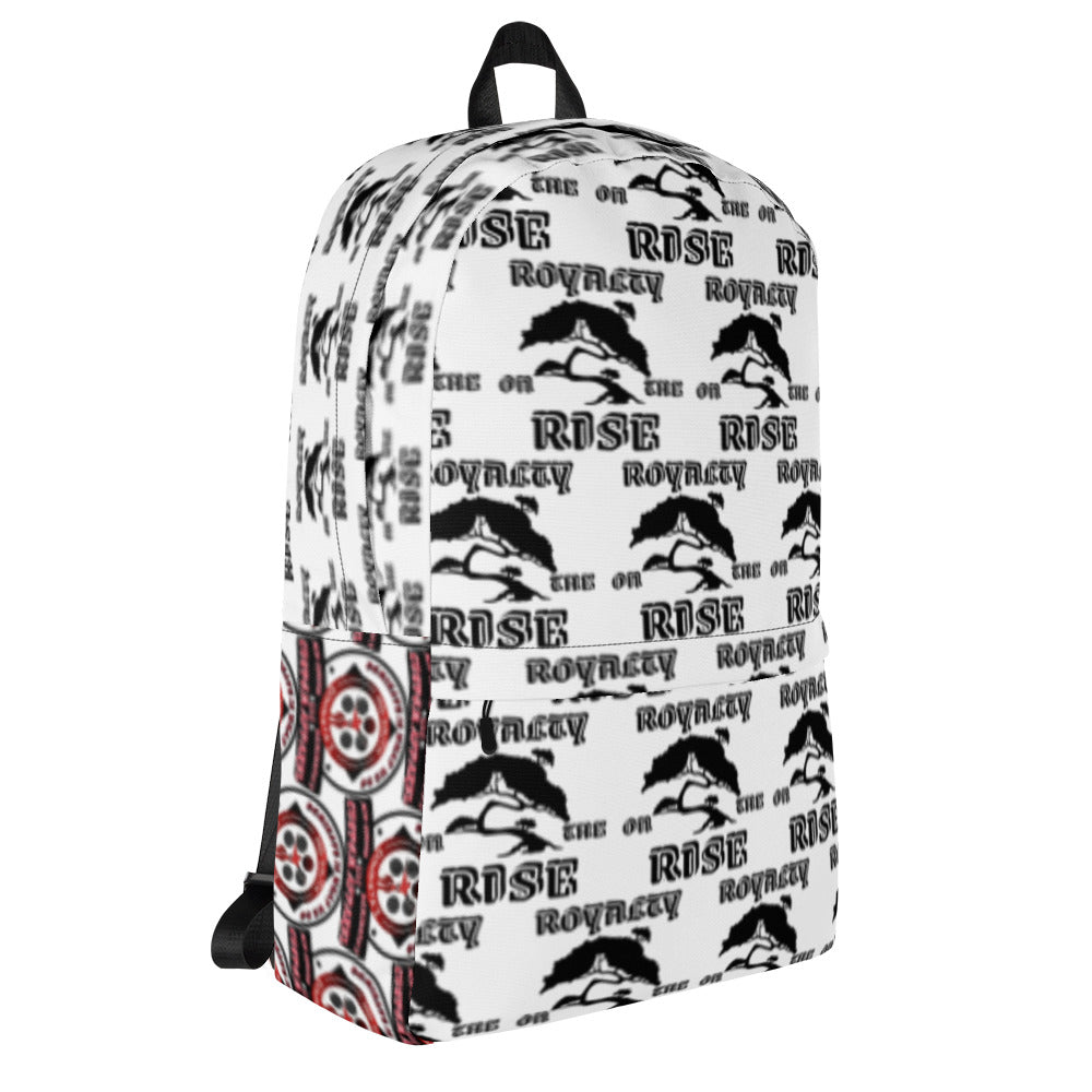 Royalty On The Rise Front Zipper Backpack