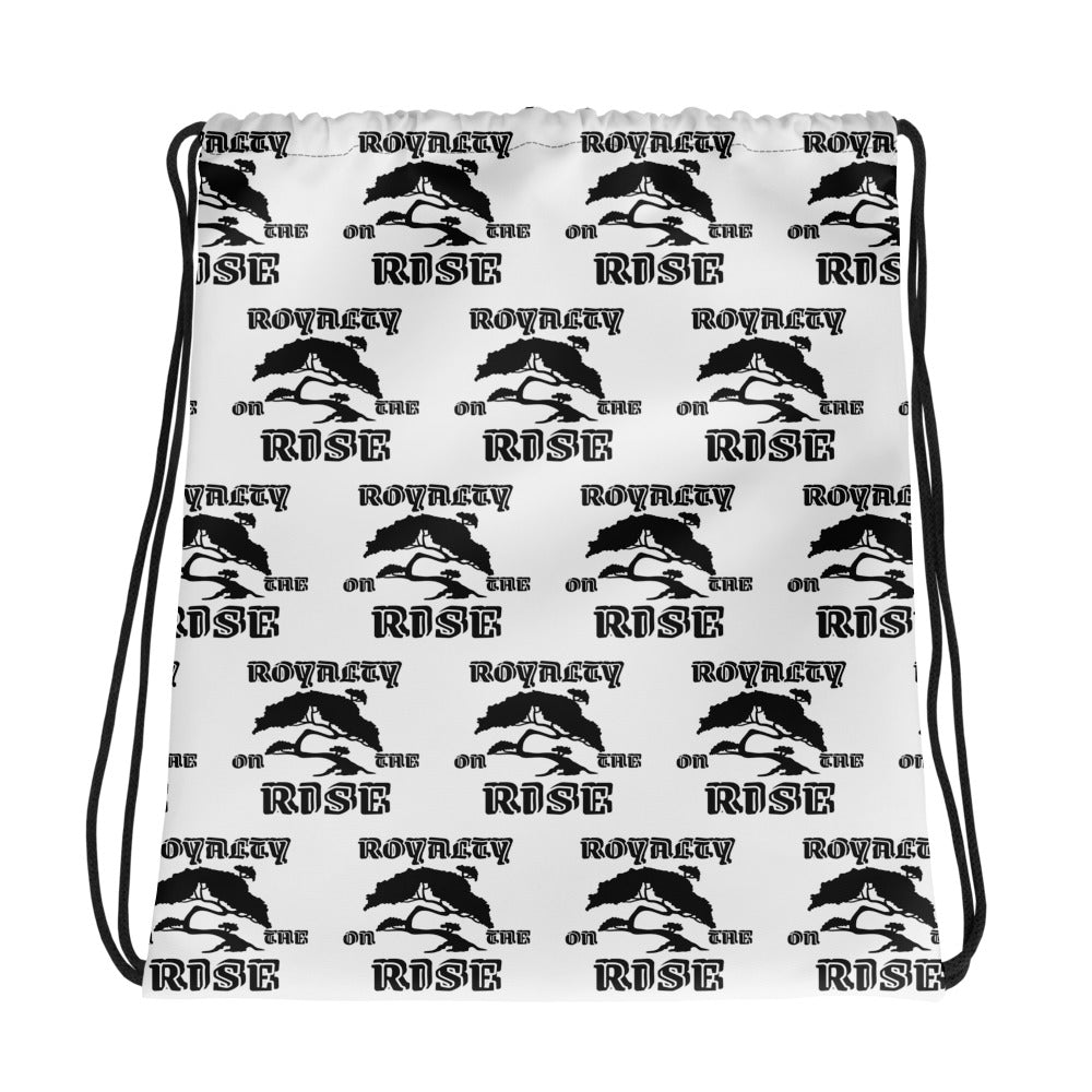 Royalty On The Rise Drawstring Bag