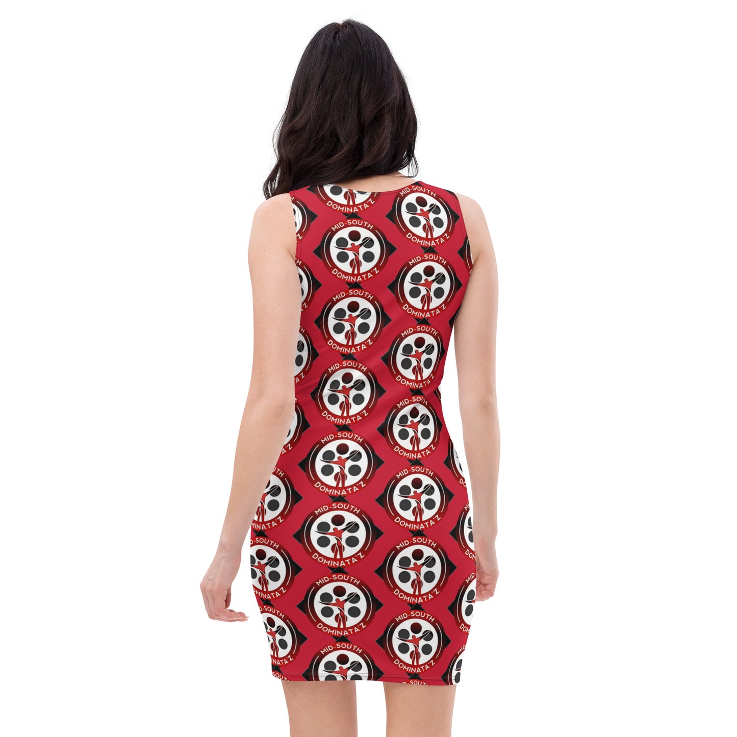 MSD Collection Fitted Dress (Red)