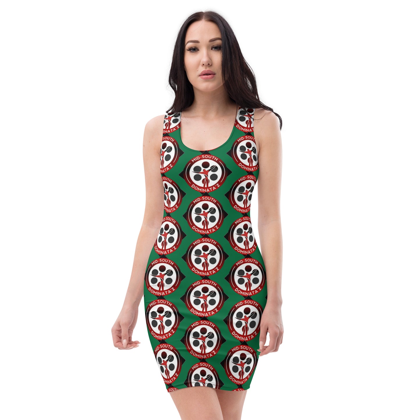 MSD Collection Fitted Dress (Green)