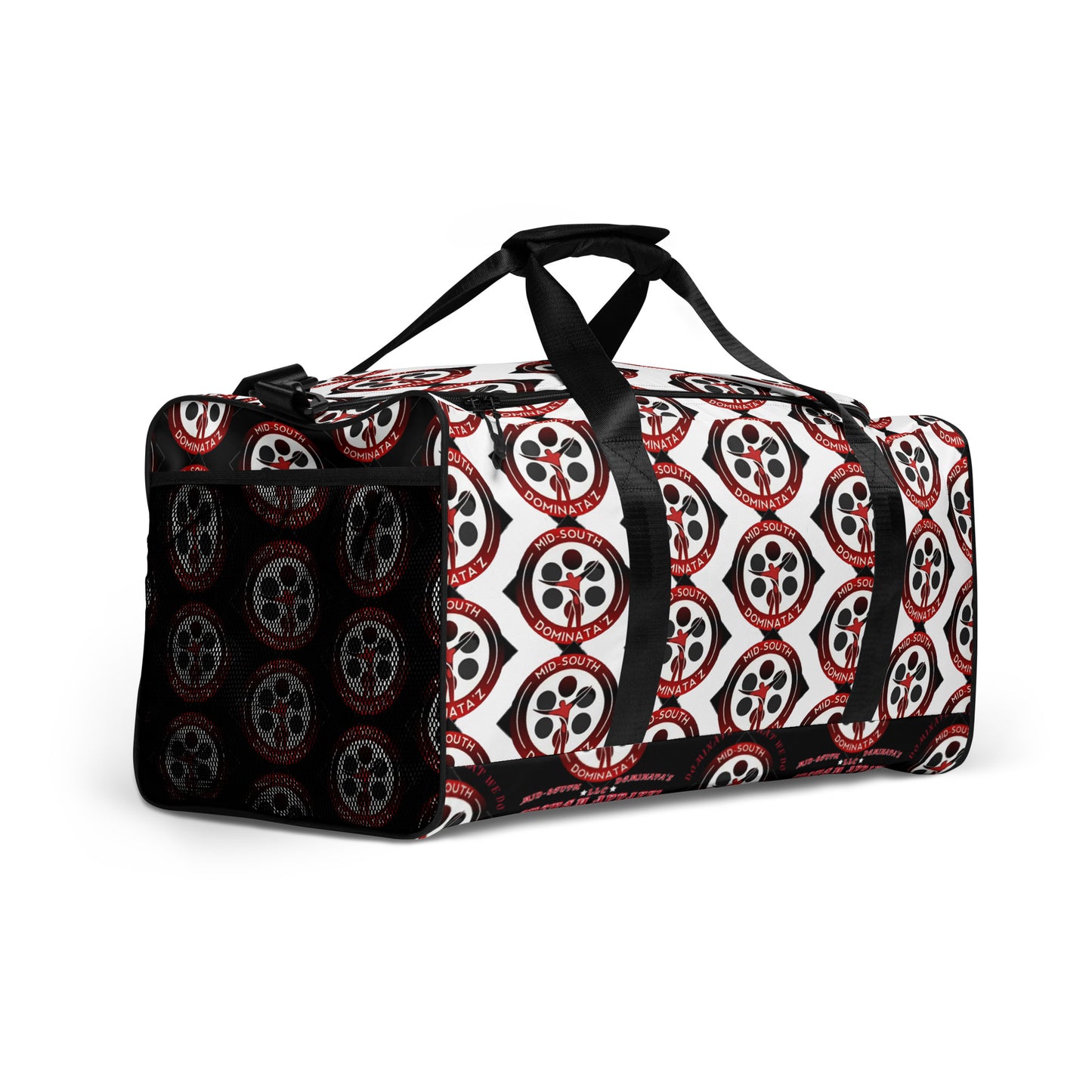 MSD Collection Duffel Bag (Blk Body/White)