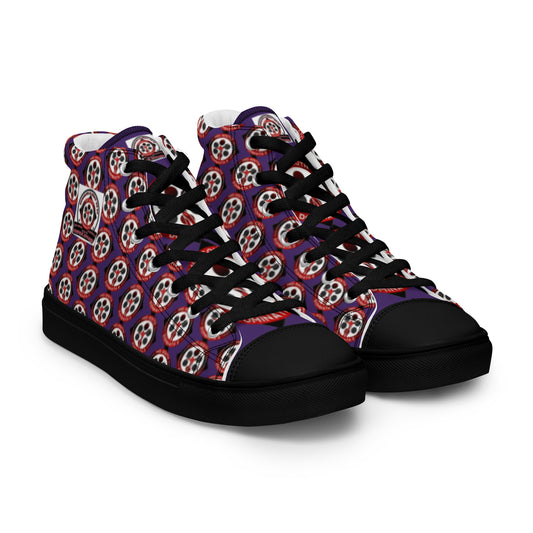 Men’s MSD Collection High Top Shoes (Purple)