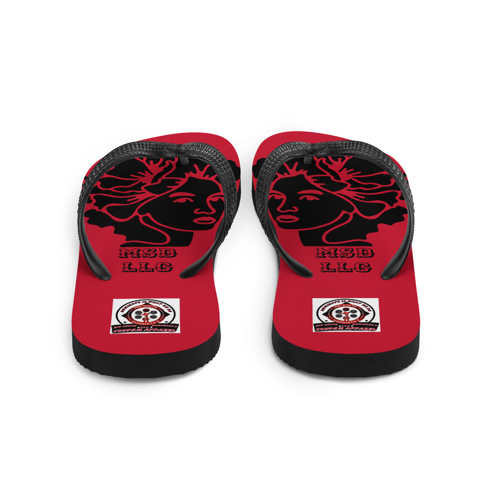 MSD LLC Flip-Flops (Red)