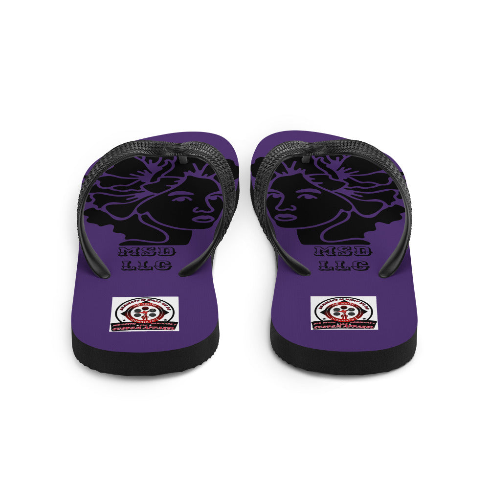 MSD LLC Flip-Flops (Purple)