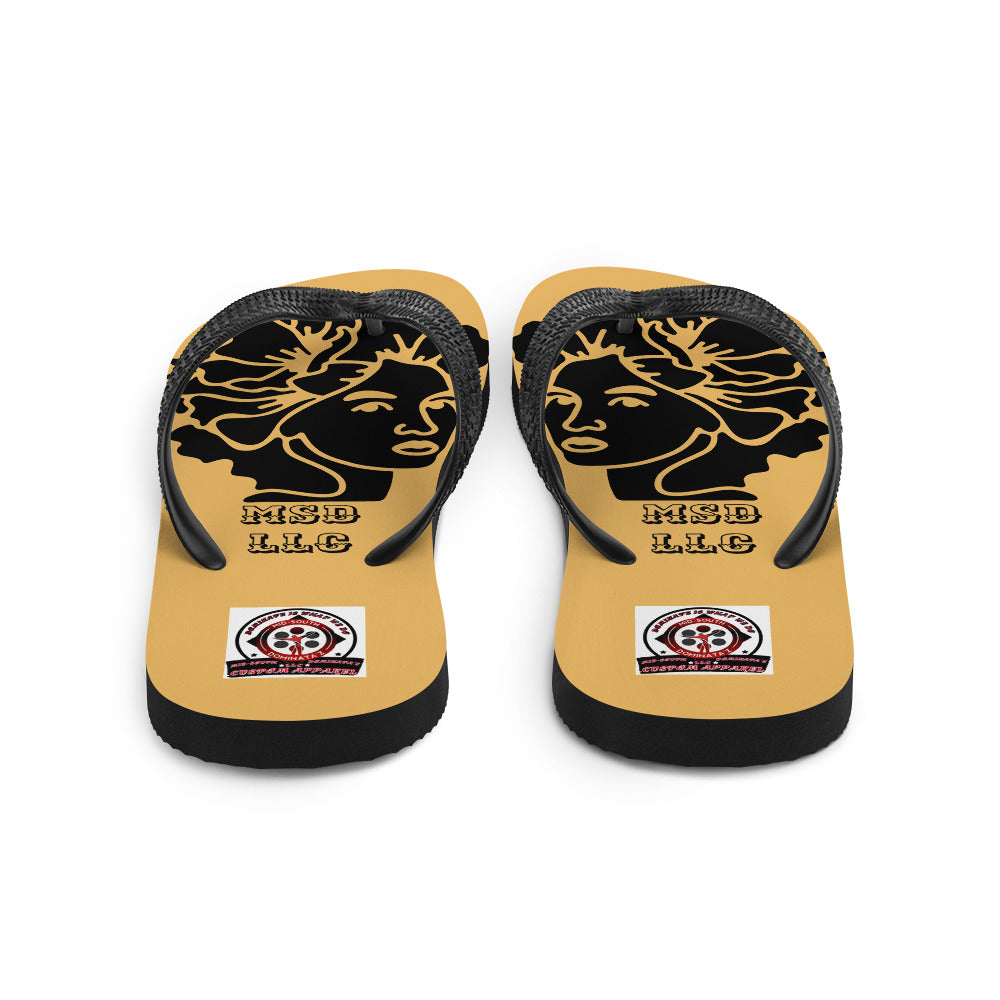 MSD LLC Flip-Flops (Gold)