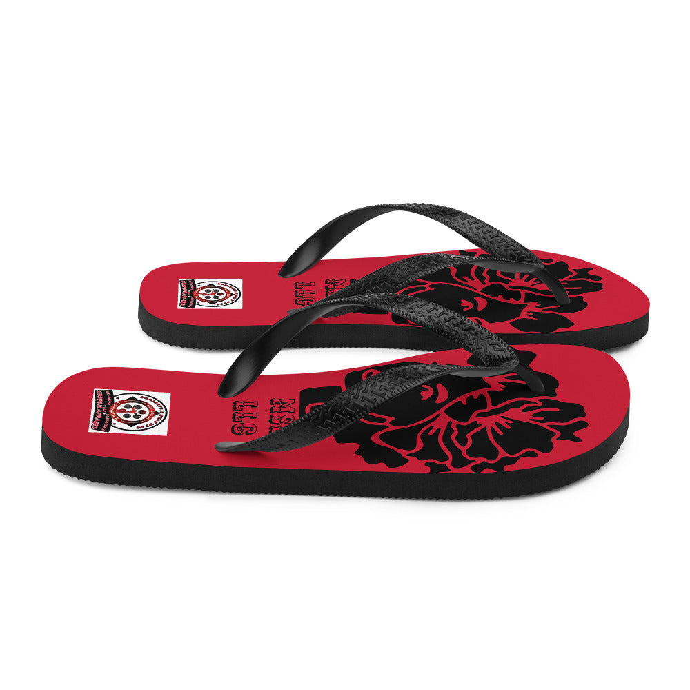 MSD LLC Flip-Flops (Red)