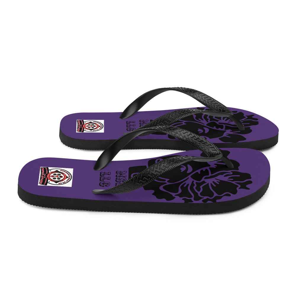 MSD LLC Flip-Flops (Purple)