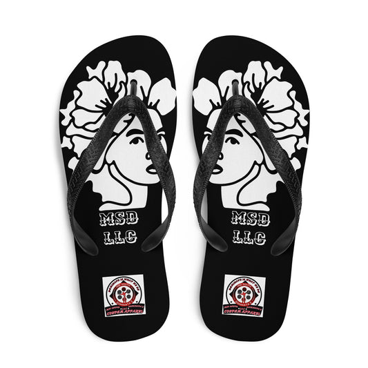 MSD LLC Flip-Flops (Black)