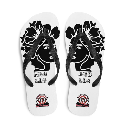 MSD LLC Flip-Flops (White)