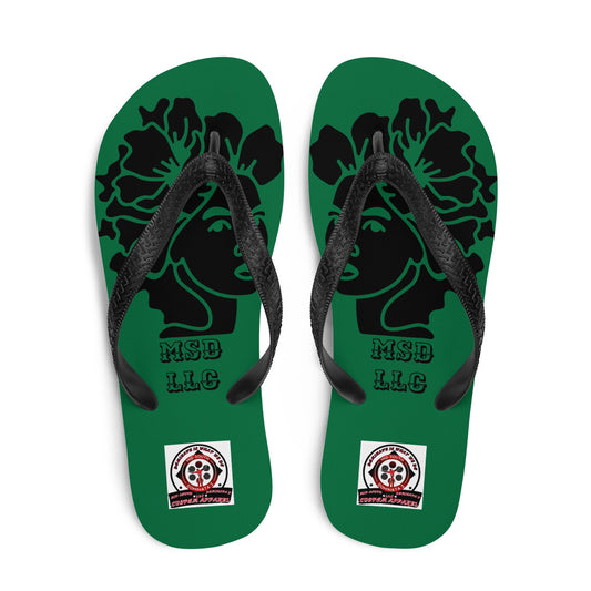 MSD LLC Flip-Flops (Green)