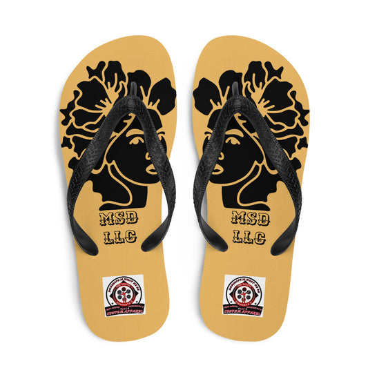 MSD LLC Flip-Flops (Gold)