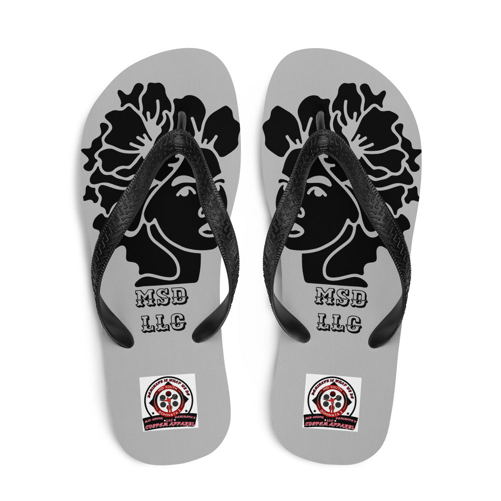 MSD LLC Flip-Flops (Gray)